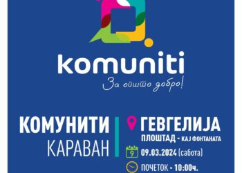Утре, промоција на алатката „Комунити“ за комуникација помеѓу граѓаните и општината