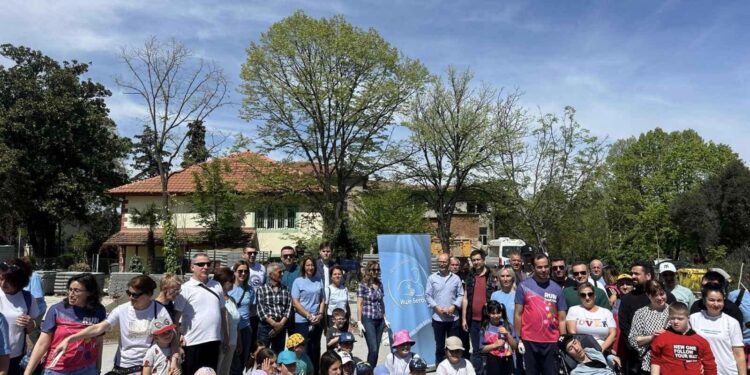 Реализирана акцијата за хортикултурно уредување на новиот инклузивен парк во Пионерскиот дом