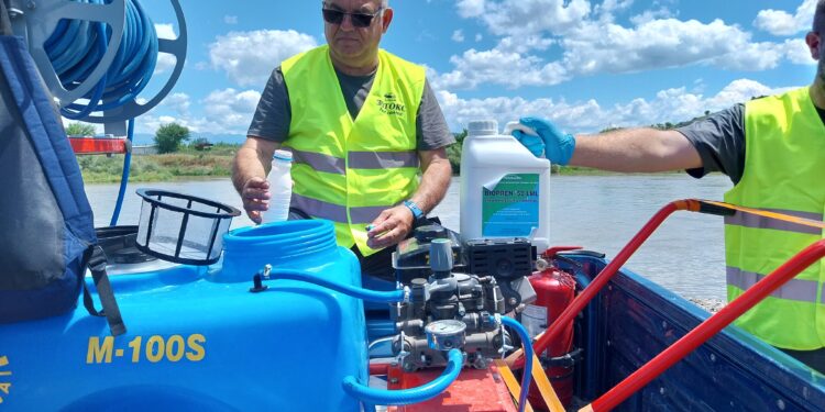 Извршена ларвицидна дезинсекција во општина Гевгелија