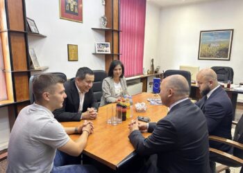 Работна средба на градоначалникот Сарамандов со австрискиот амбасадор, Мартин Памер