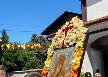 Литија со иконата на Богородица „Цвет кој не венее“ за празникот „Св. Кирил и Методиј“