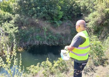 На 4 јуни, прво прскање против возрасни комарци, извршена втората ларвицидна дезинсекција