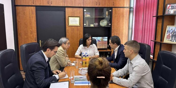 Јапонскиот амбасадор Оцука Казуја во посета на општина Гевгелија