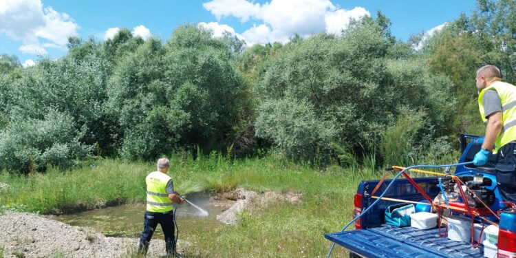 Извршено и последното ларвицидно прскање во општина Гевгелија
