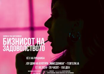 Прикажување на филмот „Бизнисот на задоволството“ во Гевгелија