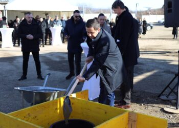 Постевен камен-темелник на новиот мега шопинг-центар во Гевгелија