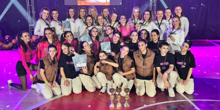 Заокружена успешната работа во 2024 година на Танцовото студио „Мистик“ со освоени три први места на натпреварот во Ниш