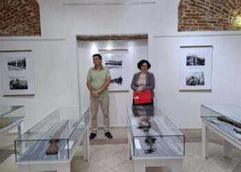 Историската збирка на НУ Музеј- Гевгелија од НОБ изложена за одбележување на 80-годишниот јубилеј од победата на фашизмот