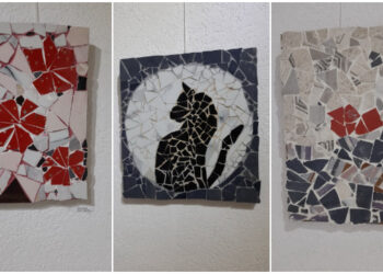 26 мозаика изработени од учениците во ООУ „Ристо Шуклев“- Негорци изложени во Амамот