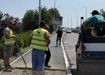 Влегува во завршна фаза реконструкцијата на натпатникот на влезот во Гевгелија