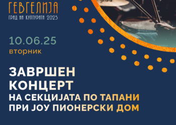 Завршен коцерт на Секцијата по тапани – 10 јуни