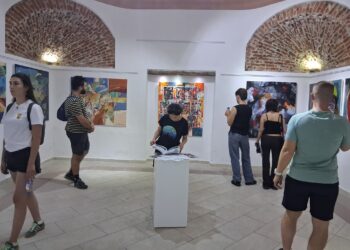 Ликовното богатство од Струмица пренесено во Гевгелија со Изложбата на дела од 61. колонија