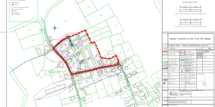 Јавна презентација и јавна анкета за измена и дополнување на Блок 19 од Урбанистички план за село Прдејци, општина Гевгелија, плански период 2025-2035 година
