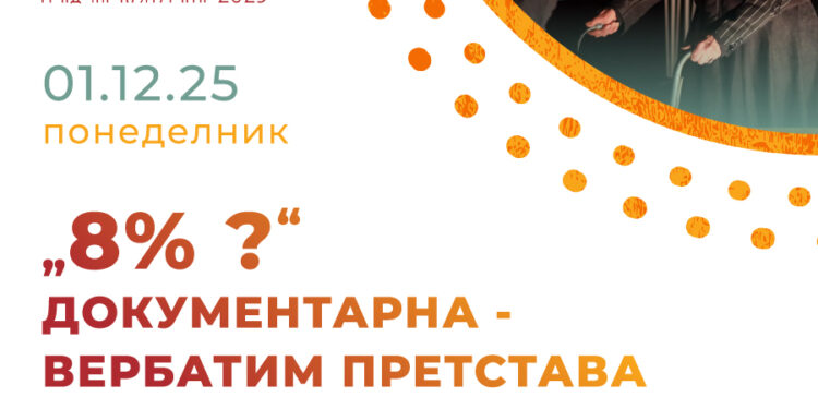 1 декември: Гостување на Ато центар- Битола со „8% ?“ документарна вербатим претстава
