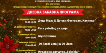 Богата програма со активности за сите граѓани: „Новогодишен базар 2025 г.“ во организација на Општина Гевгелија