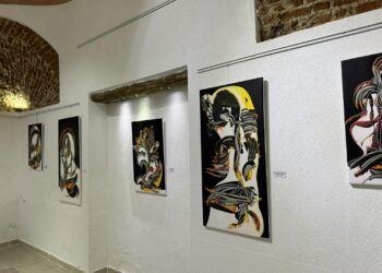 Кога боите се враќаат дома: Отворена ликовната изложба „Хроматско патување“ на гевгеличанката Анита Алабау