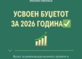 Буџетот на Општина Гевгелија за 2026 година изнесува околу 14,4 милиони евра