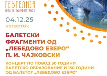 4 декември: Концерт на Балетскиот оддел во ООМУ „В. Карајанов“ – „Балетски фрагменти од Лебедово Езеро“