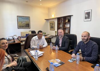 Работна средба на градоначалникот Сарамандов со директорот на Бирото за регионален развој, Имери