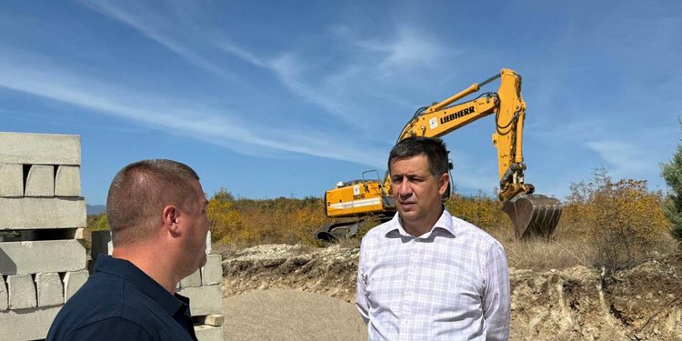 Се гради улицата „Галилео Галилеј“ во населбата „Караорман“